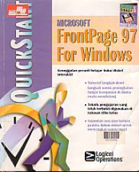 Image of QUICK START MICROSOSFT FRONTPAGE 97 FOR WINDOWS