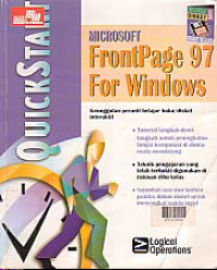 QUICK START MICROSOSFT FRONTPAGE 97 FOR WINDOWS