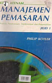 MANAJEMEN PEMASARAN 1 ANALISIS PERENCANAAN DAN PENGENDALIAN