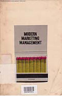 Image of MODERN MARKETING MANAGEMENT