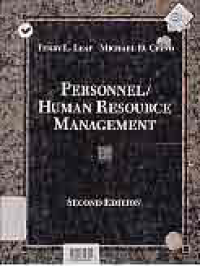 PERSONNEL/HUMAN RESOURCE MANAGEMENT