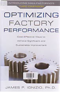 Image of OPTIMIZING FACTORY PERFORMANCE