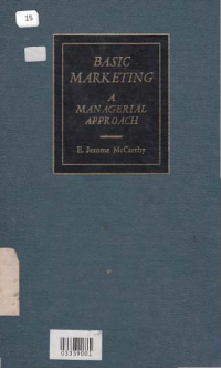 Image of BASIC MARKETING A MANAGERIAL APPROACH