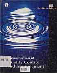 Image of FUNDAMENTALS OF QUALITY CONTROL & IMPROVEMENT