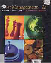 Image of COST MANAGEMENT; A STRATEGIC EMPHASIS