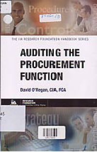 AUDITING THE PROCUREMENT FUNCTION