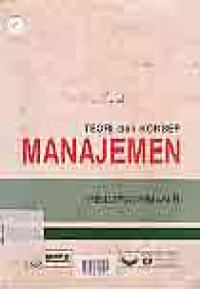 Image of TEORI DAN KONSEP MANAJEMEN