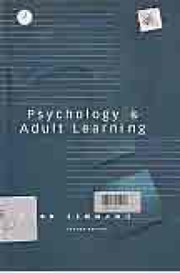 Image of PSYCHOLOGY AND ADULT LEARNING