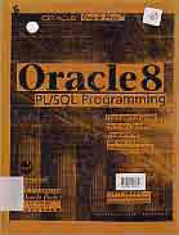 ORACLE 8 PL/SQL PROGRAMMING