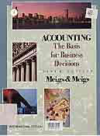 Image of ACCOUNTING THE BASIS FOR BUSINESS DECISION