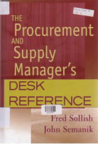 Image of THE PROCUREMENT AND SUPPLY MANAGERS DESK REFERENCE