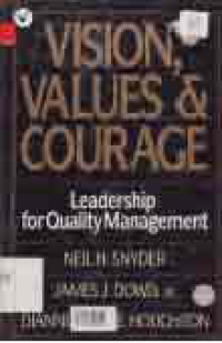 Image of VISSION VALUES & COURAGE