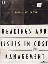 Image of READING AND ISSUES IN COST MANAGEMENT