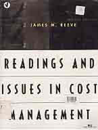 READING AND ISSUES IN COST MANAGEMENT