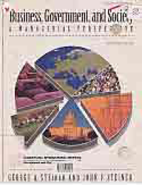 Image of BUSINESS GOVERNMENT AND SOCIETY