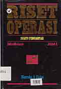 Image of RISET OPERASI; SUATU PENGANTAR (Jilid 1)
