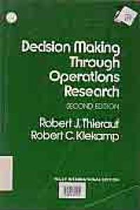 Image of DECISION MAKING THROUGH OPERATIONS RESEARCH