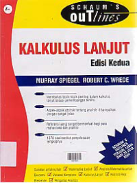 Image of SCHAUMS OUTLINE TEORI DAN SOAL-SOAL KALKULUS LANJUT