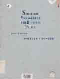 Image of STRATEGIC MANAGEMENT AND BUSINESS POLICY