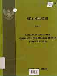 Image of NOTA KEUANGAN DAN RANCANGAN PENDAPATAN BELANJA NEGARA 1982/1983