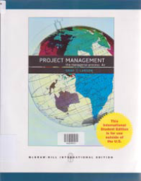 Image of PROJECT MANAGEMENT: The Managerial Process + CD