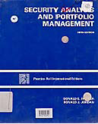 Image of SECURITY ANALISIS AND PORTFOLIO MANAGEMENT