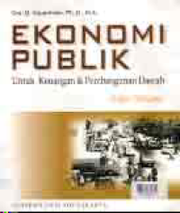Image of EKONOMI PUBLIK; Untuk Keuangan dan Pembangunan Daerah