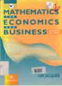 Image of MATHEMATICS FOR ECONOMICS AND BUSINESS