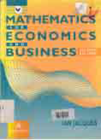 MATHEMATICS FOR ECONOMICS AND BUSINESS