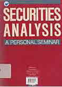 SECURITIES ANALYSIS A PERSONAL SEMINAR