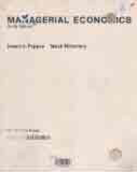 Image of MANAGERIAL ECONOMICS