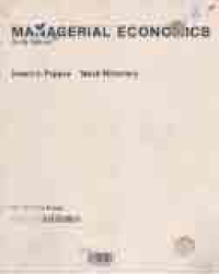 MANAGERIAL ECONOMICS