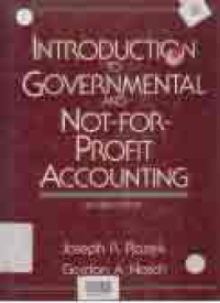 INTRODUCTION TO GOVERNMENTAL AND NOT FOR PROFIT ACCOUNTING