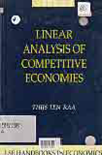 Image of LINEAR ANALYSIS OF COMPETITIVE ECONOMIES