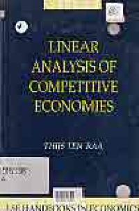 LINEAR ANALYSIS OF COMPETITIVE ECONOMIES