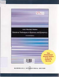 Image of STATISTICAL TECHNIQUES IN BUSINESS AND ECONOMICS + CD
