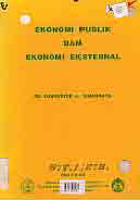 Image of EKONOMI PUBLIK DAN EKONOMI EKSTERNAL