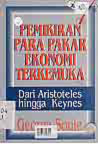 Image of PEMIKIRAN PARA PAKAR EKONOMI TERKEMUKA DARI ARISTOTELES HINGGA KEYNES