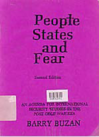 Image of PEOPLE, STATES & FEAR; AN AGENDA FOR INTERNATIONAL SECURITY STUDIES IN THE POST-COLD WAR ERA