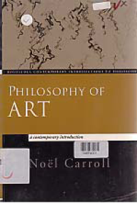 Image of PHILOSOPHY OF ART; A CONTEMPORARY INTRODUCTION