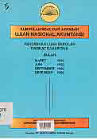 KUMPULAN SOAL &JAWABAN UJIAN NASIONAL AKUNTANSI