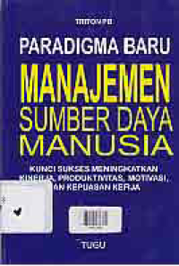 Image of PARADIGMA BARU MANAJEMEN SUMBER DAYA MANUSIA