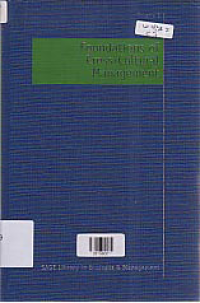 Image of FOUNDATIONS OF CROSS-CULTURAL MANAGEMENT