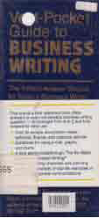 Image of VEST-POCKET GUIDE TO BUSINESS WRITING
