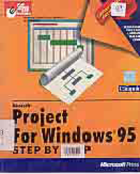 Image of MICROSOFT PROJECT FOR WINDOWS 95 STEP BY STEP + DISKET