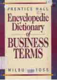 Image of PRENTICE HALL ENCYCLOPEDIC DICTIONARY OF BUSINESS TERMS