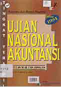Image of KUMPULAN SOAL DAN JAWABAN UJIAN NASIONAL AKUNTANSI TINGKAT TERAMPIL TAHUN 1994
