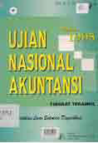 Image of KUMPULAN SOAL DAN JAWABAN UJIAN NASIONAL AKUNTANSI TINGKAT TERAMPIL TAHUN 1995