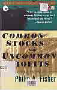 Image of COMMON STOCKS AN UNCOMMON PROFITS AND OTHER WRITINGS