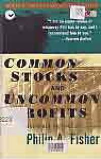 COMMON STOCKS AN UNCOMMON PROFITS AND OTHER WRITINGS